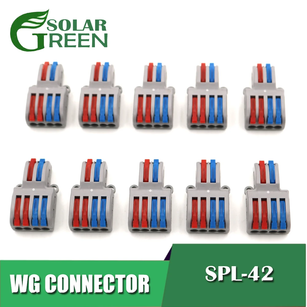 10/партия 32A Мини Быстрый разъем мягкий и жесткий провод Универсальный проводов