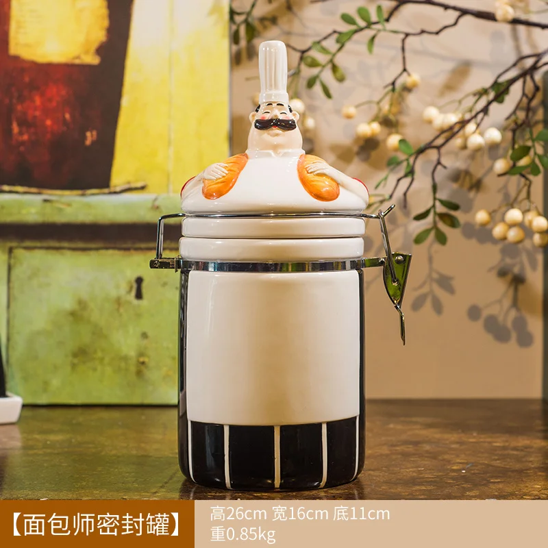 Набор керамических резервуаров для приправ Креативные кухонные принадлежности