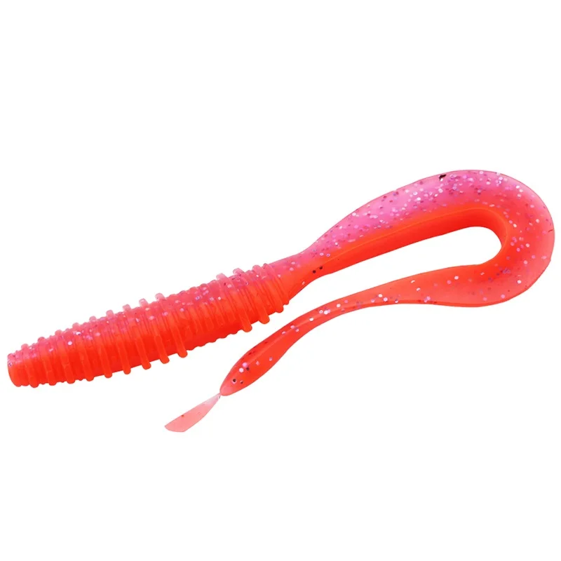 NOEBY 6 штук 10 см 4 г мягкие Реалистичная приманка Swimbait 8 2 5 личинка червь приманки 1g