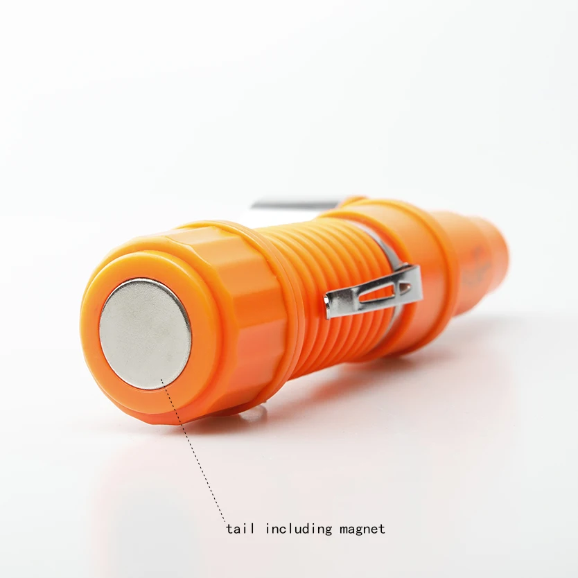 구매 XL-L2 LED IPX6 다이빙 화이트 라이트 옐로우 라이트 손전등 방수 자석 미니 야외 조명 작업 조명 + 18650 배터리