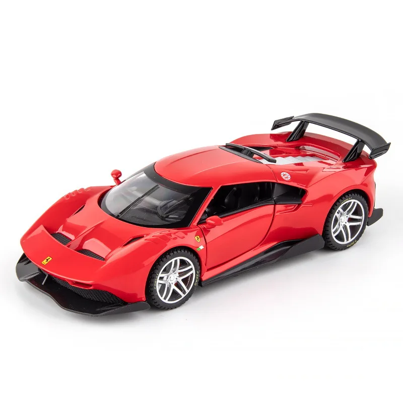 Литая модель автомобиля из сплава 1:32 миниатюрная Ferrari P80C Concept суперавтомобиль