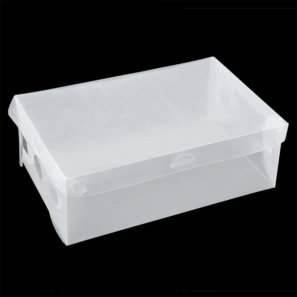 1 шт. штабелируемые коробки для хранения толстые загрузки обуви Органайзер