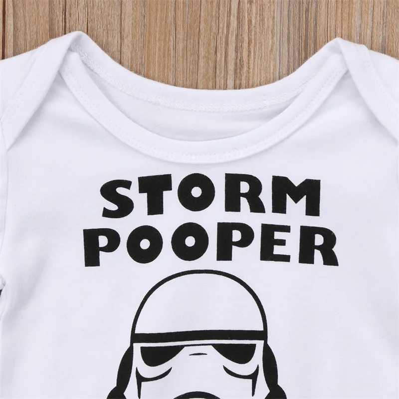 Детский хлопковый комбинезон с забавными буквами для новорожденных мальчиков и