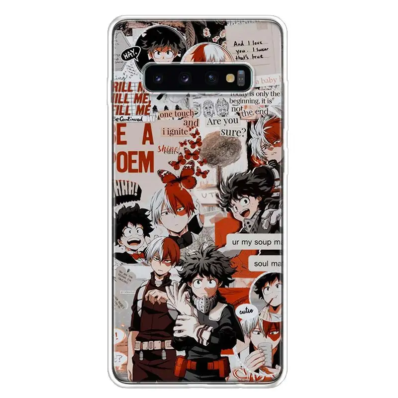 

Hot My Hero Academia Manga Phone Case Luxury Cover For Samsung Galaxy A51 A71 A70 A50 A40 A30 A20E A10S M30S A21 A6 A7 A8 A9 Plu