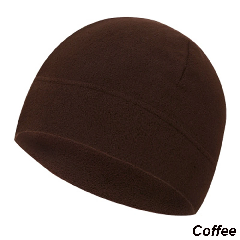 coffee 1 шт., унисекс, уличные флисовые шляпы, кепка для кемпинга, пешего туризма, ветрозащитная зимняя теплая шапка для рыбалки, велоспорта, охоты, военная тактическая Кепка - Цвет: coffee