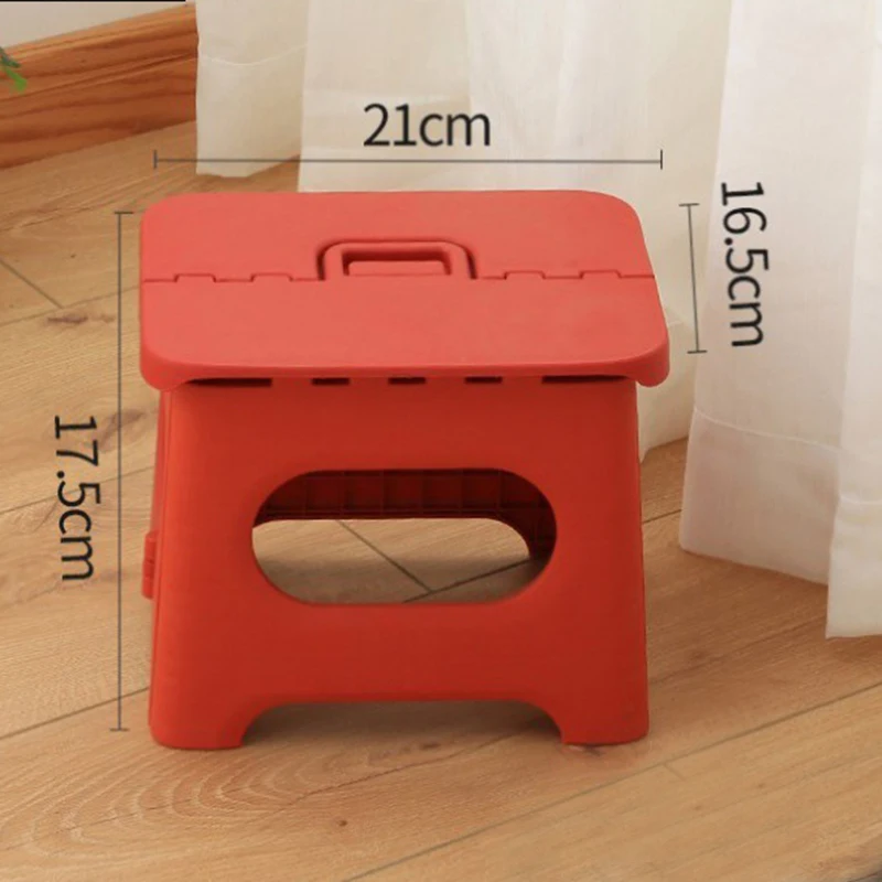 

Folding Step Stool Plastic Multi-Function Stool Home Small Bench Portable Outdoor Stool Fishing Stool for Kids Adults WW