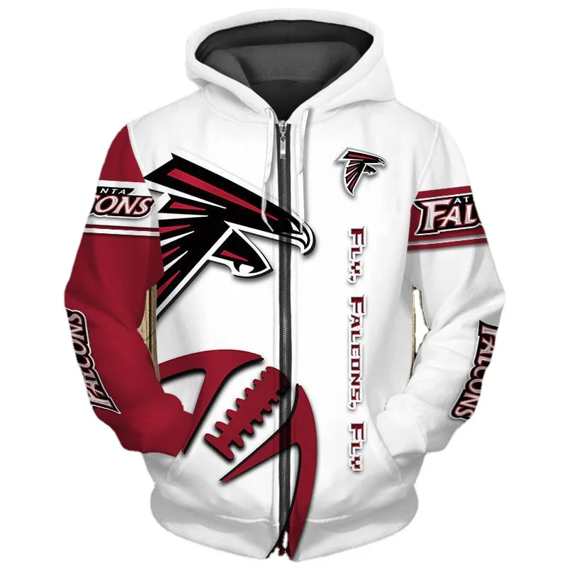 

Autumn and Winter Long-sleeved Sports Men's Hooded Sweater 2021Nfl Men's Casual Pullover Fashion Hoodie Zipper Cardigan Jacket