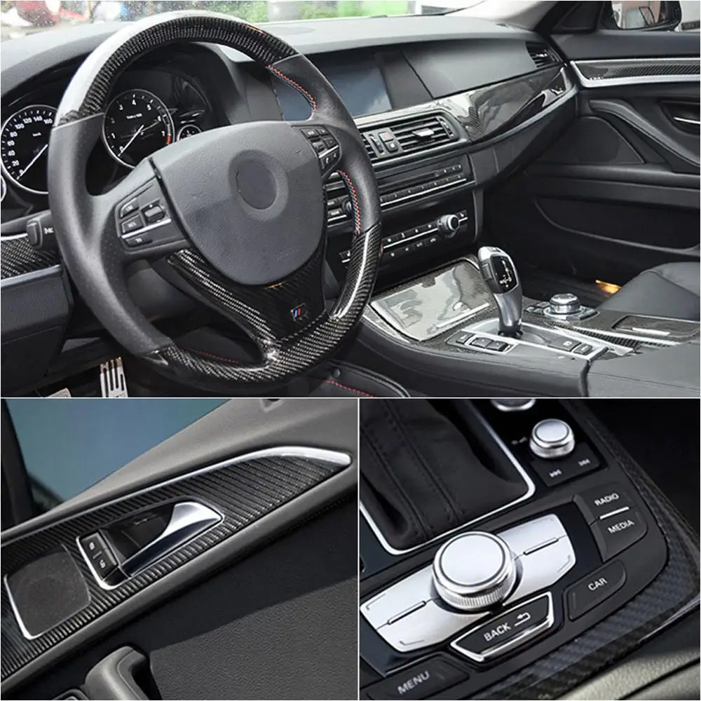 

7D Carbon Fiber Vinyl Wrapping Film Carbon Fiber Decoration Decal Protective Film Car Stickers and Decals Car Styling Wholesale