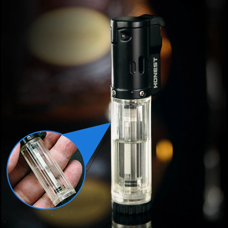 Искренняя ветрозащитная газовая зажигалка фонарь жигалка аксессуары для