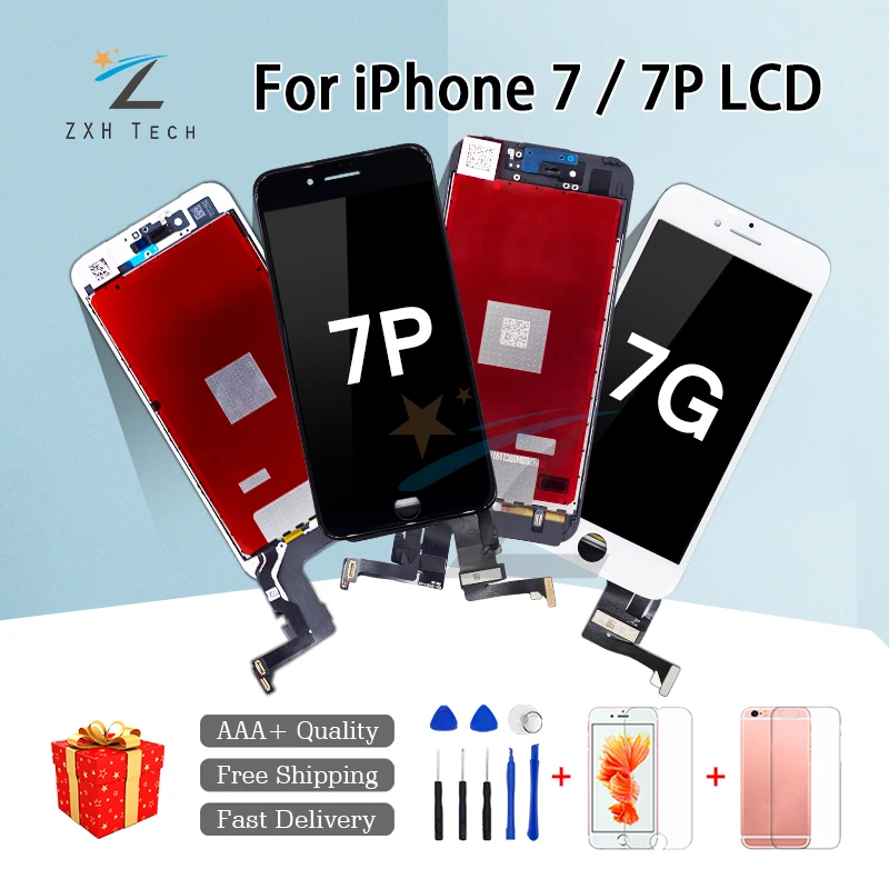 AAA + для iPhone 7 lcd с 3D сенсорным дигитайзером сборка без битых пикселей ЖК-экран