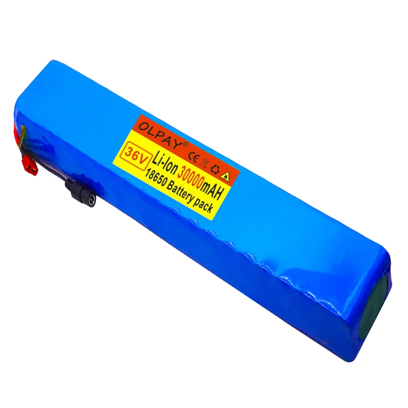 

36V battery 10S4P 30Ah battery pack 500W high power battery 42V 30000mAh Ebike electric bicycle BMS+42v charger