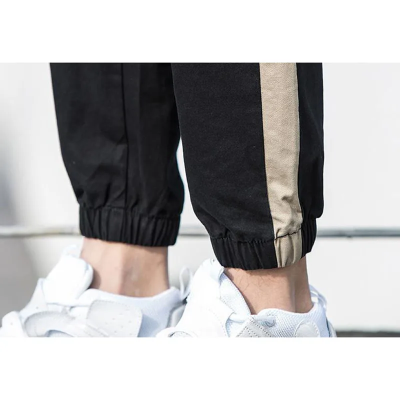 Мужские тонкие весенне-осенние хлопковые повседневные мужские брюки до