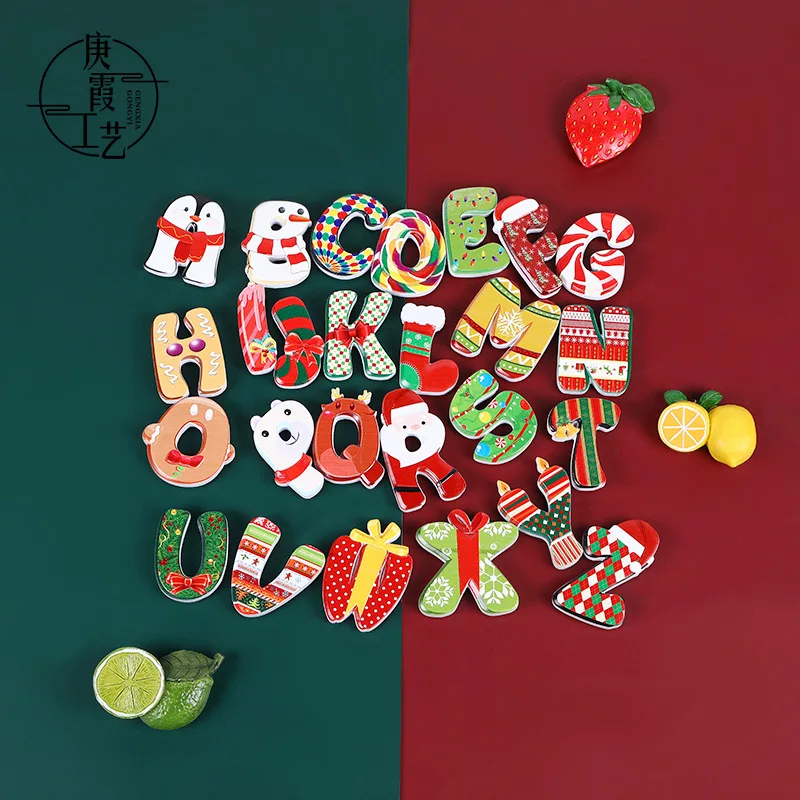 К рождеству магнит на холодильник Рождественский Декор Симпатичные Магнитный