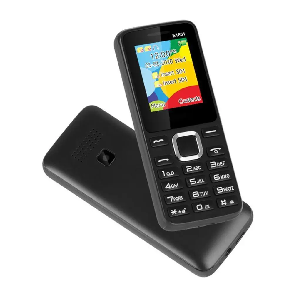 e1801 2g gsm 1 77 inch feature phone 800mah cellphone standby dual telephone dual wireless man for elder fm sim radio c5c9 free global shipping