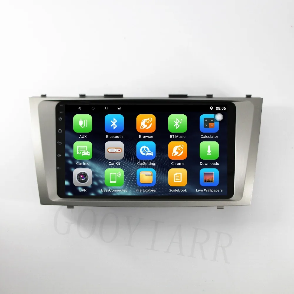 2 din автомобильный радиоприемник 9 ''HD Android мультимедийный плеер для toyota Camry 2006 \