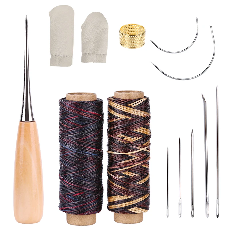 Nonvor 12 шт Ручная работа Высокое качество для дома и сада нитки шитья кожи набор