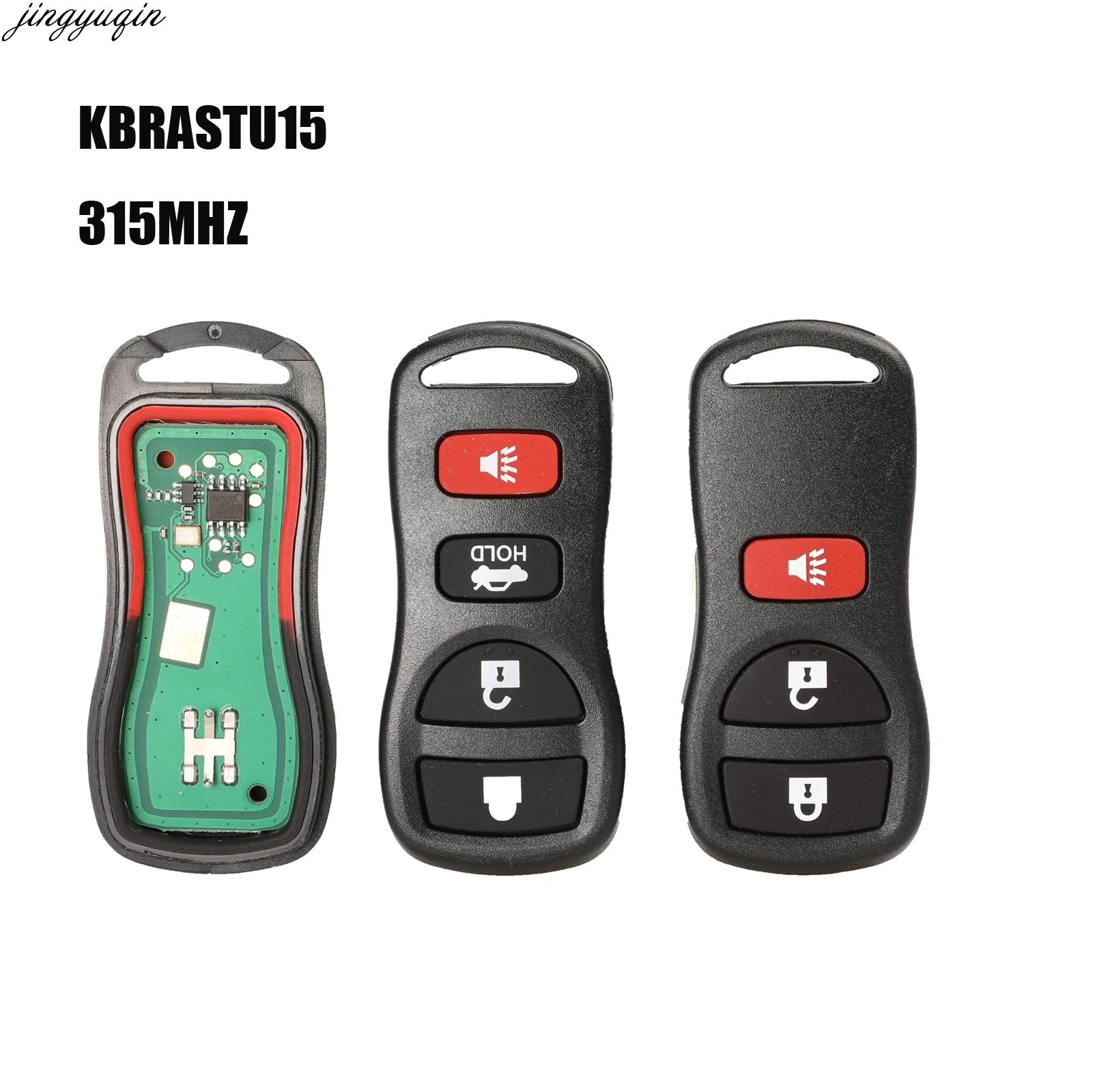 3 кнопки 315MHZ чехол для дистанционного ключа Nissan Keyless entrip 46 чип пустой