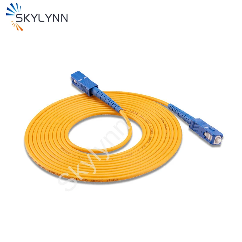 50PCS 0.5 Meter Length SC/UPC-SC/UPC Single Mode G652D/G657A1/G657A2 SX 3.0MM LSZH Jacket Fiber Optic Patch Cord Jumper Cable | Мобильные