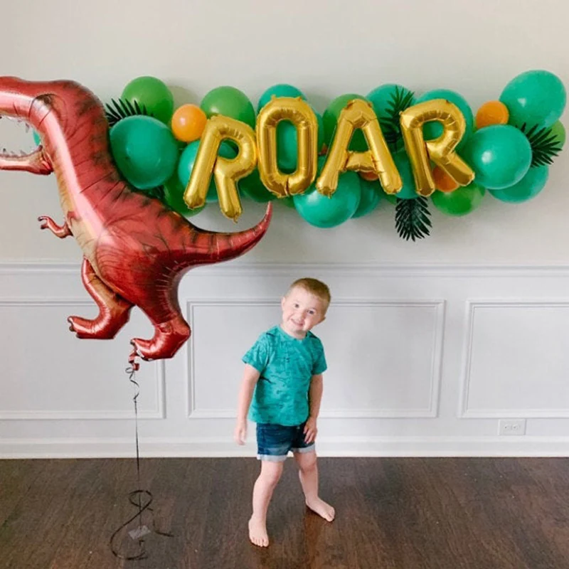 Динозавр вечерние принадлежности день рождения мир динозавров бумажный шарик