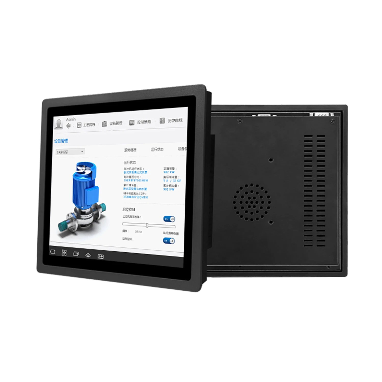 embedded Intel Core i3-7100U mini tablet computer 15 inch for win 10 Pro industrial all-in-one PC with capacitive touch screen