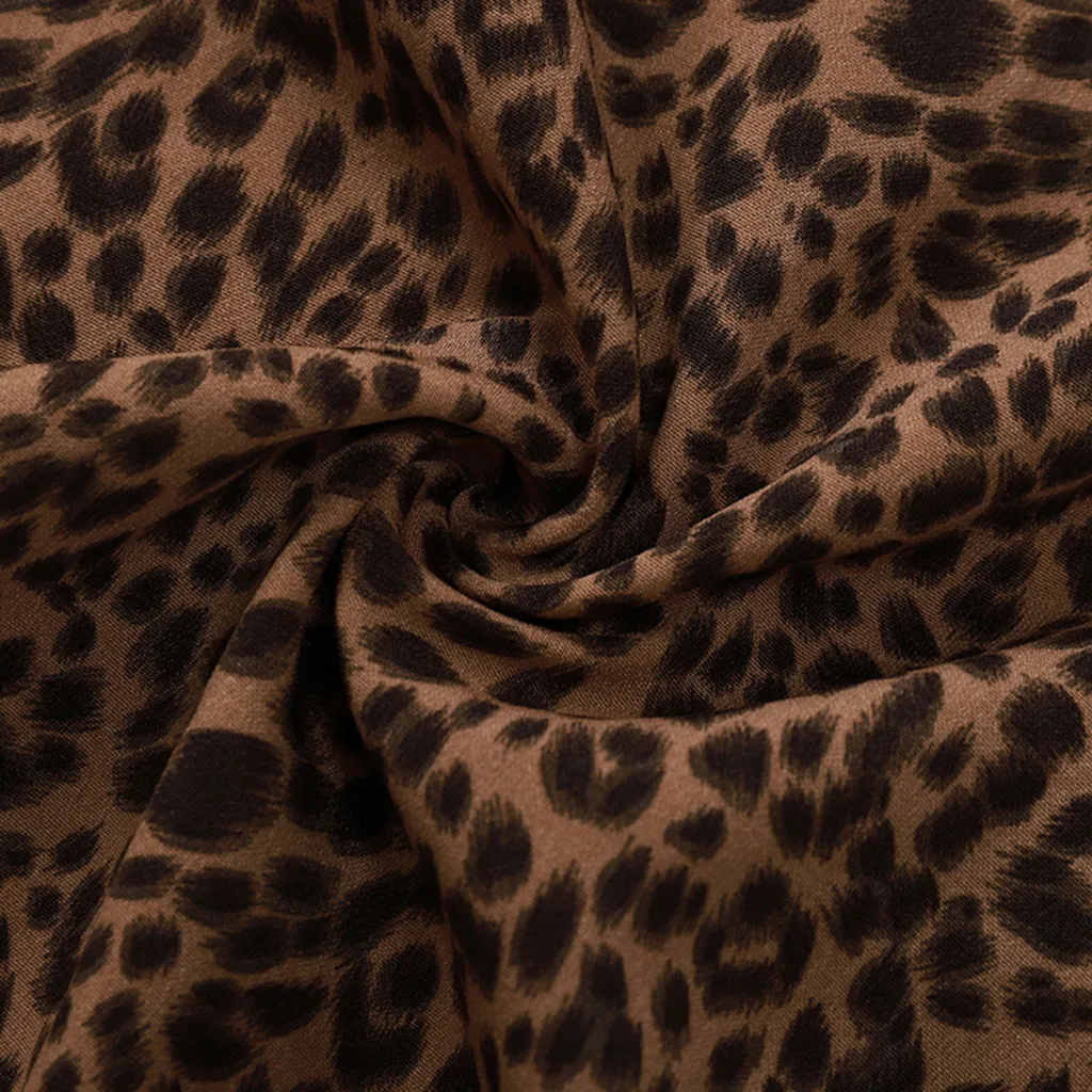 Hot Summer Skirt For Women Leopard Print Sexy Split Beach Skirts Ladies Pleated High Waisted jupe plissé femme 30# | Женская одежда