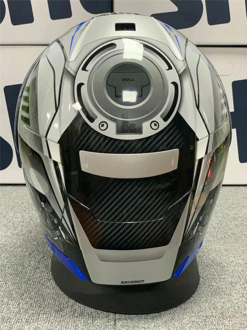 Шлем SHOEI X14 X 14 специальное издание YZF R1M серебристый на все лицо гоночный