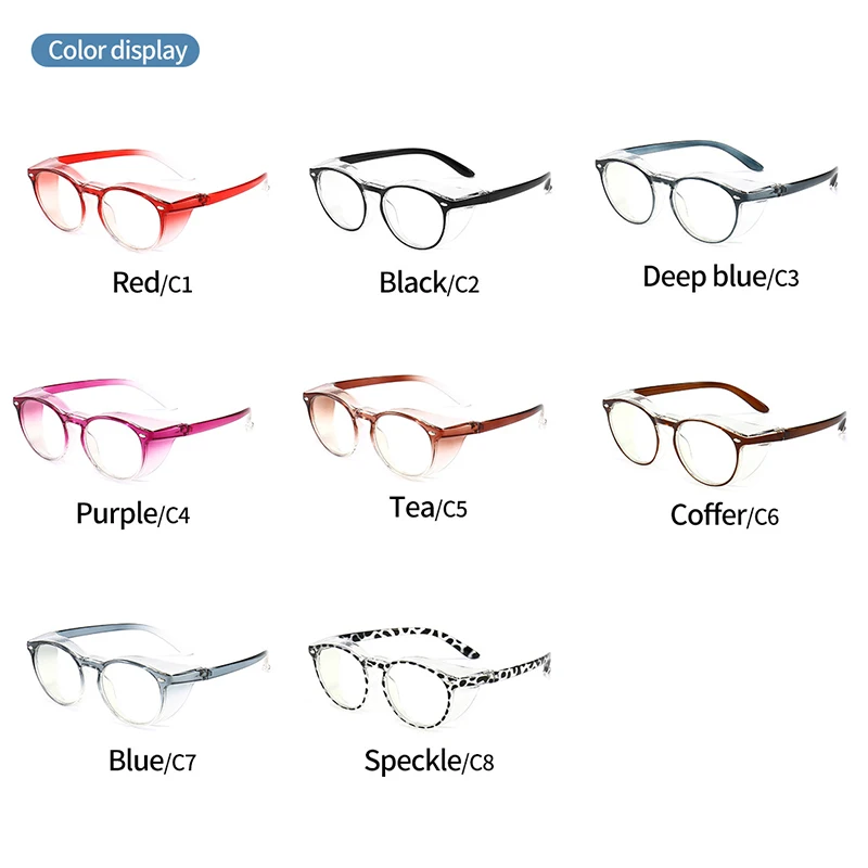 Круглые защитные очки для ногтей пыленепроницаемые противоаллергенные с