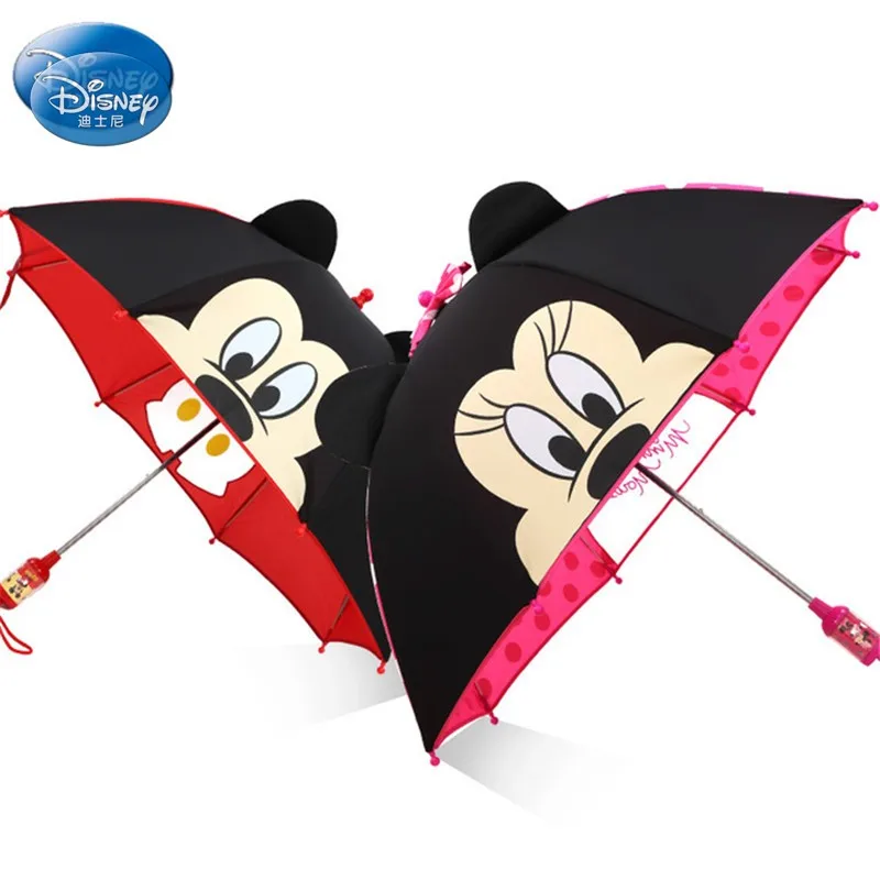 Мультяшный портативный складной зонт дети девочка мальчика Микки Минни зонтик