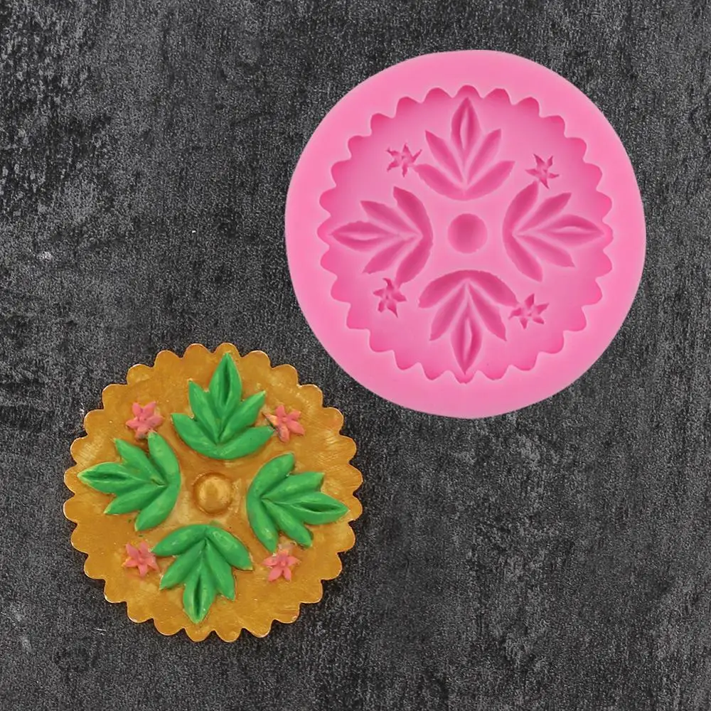 Распродажа 3D силиконовая форма для мыла 1 шт. в виде листьев помадка подарок