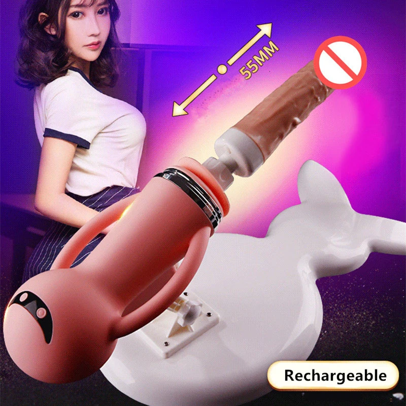 Мастурбатор Mr Devil для женщин автоматический выдвижной фаллоимитатор вибратор