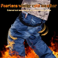 2020 new jeans winter snowboard pants men professional outdoor suspenders windproof and waterproof clothing warm ski pants