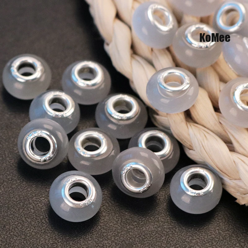 10 шт./лот разноцветные бусины лэмпворк 9x13 см подвески с большим отверстием