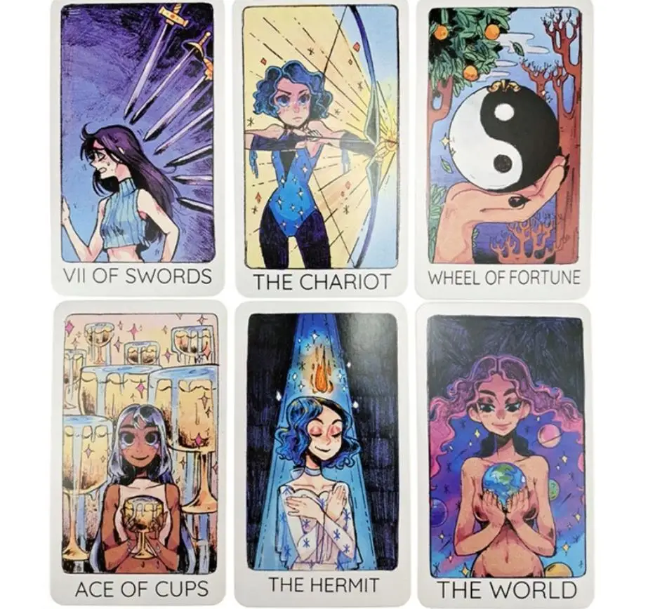 Новые карты Таро колода ораклес таинственное гадания колесо года для женщин