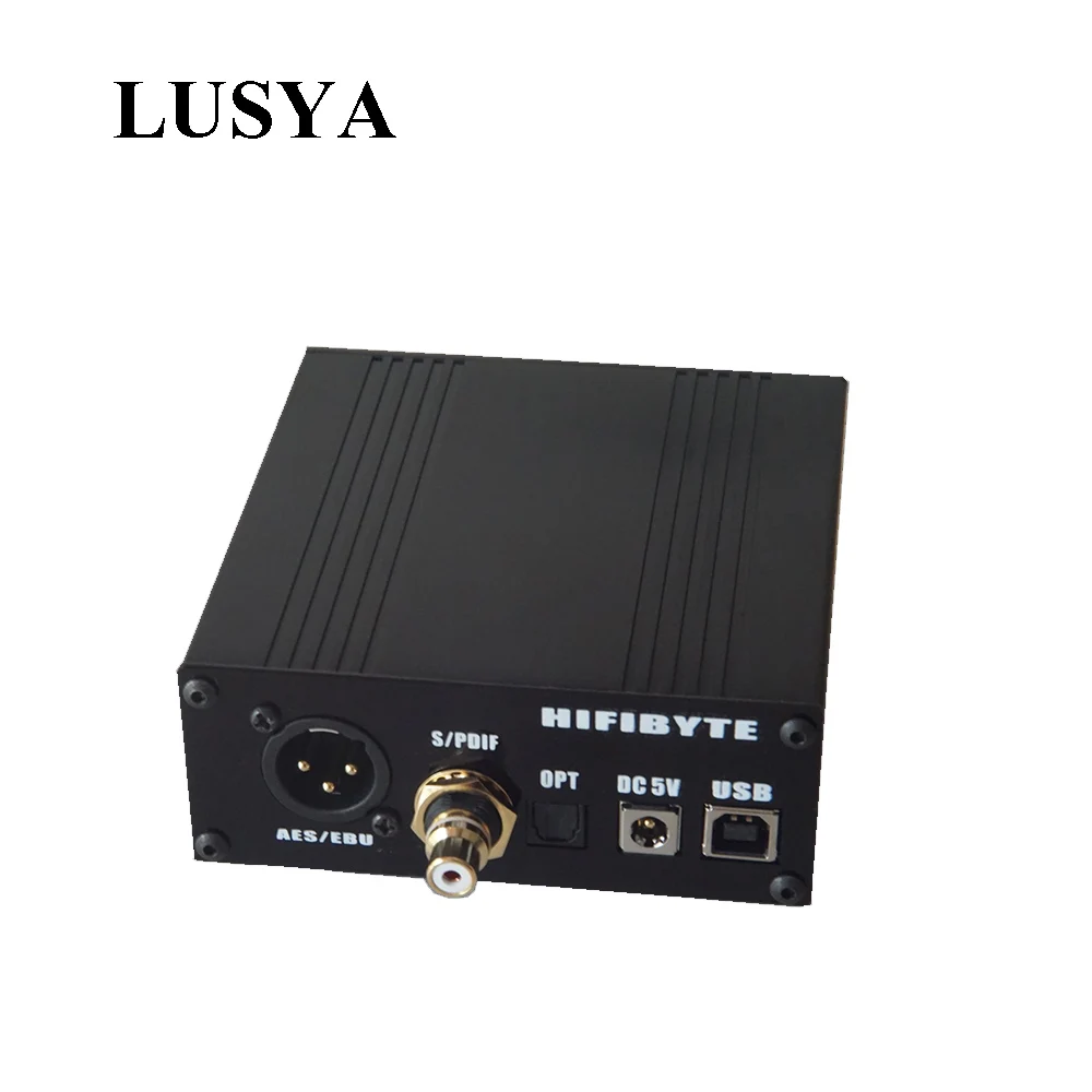 LUSYA USB для SPDIF AES OPT выходной цифровой интерфейс использует решение аудио