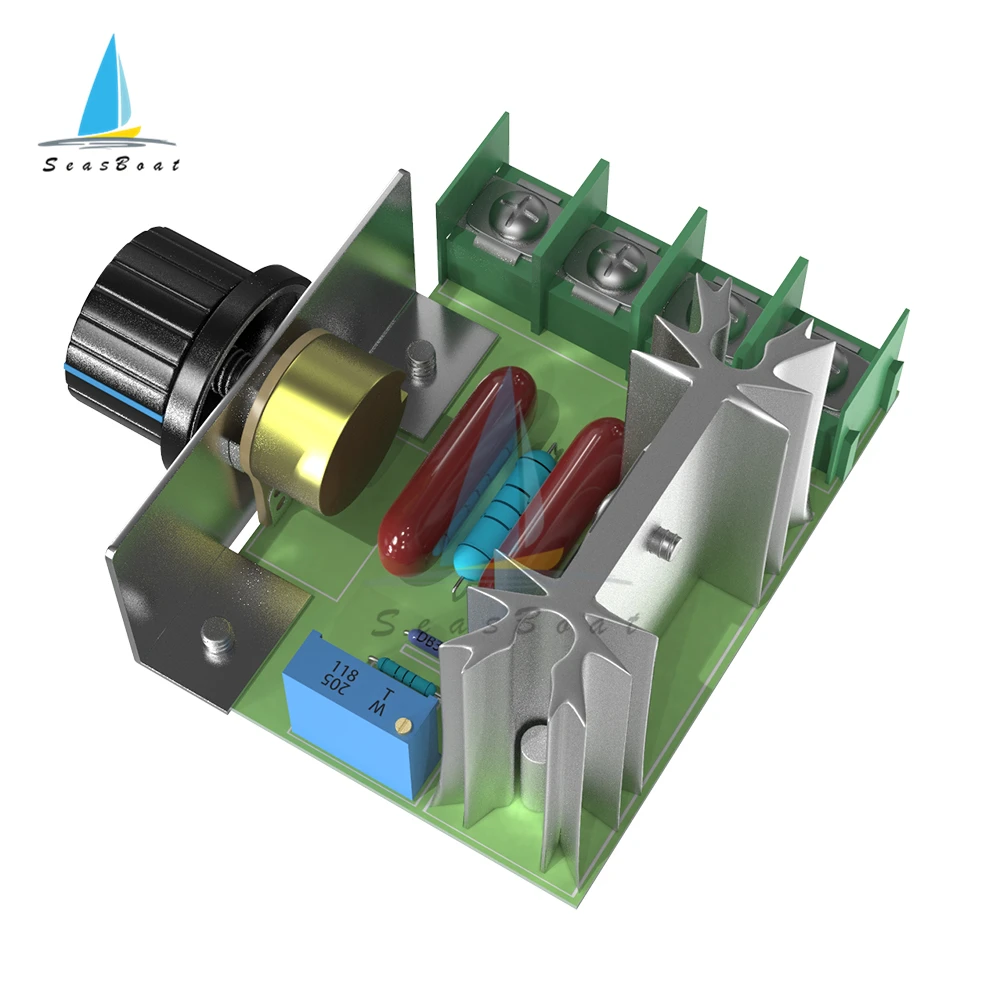 220 В переменного тока 2000 Вт SCR регулятор напряжения модуль диммеры Диммеры