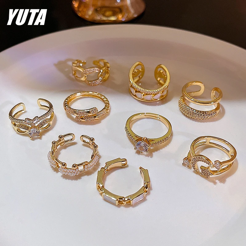 Кольца для женщин и девушек модные богемные кольца золотого цвета обручальное