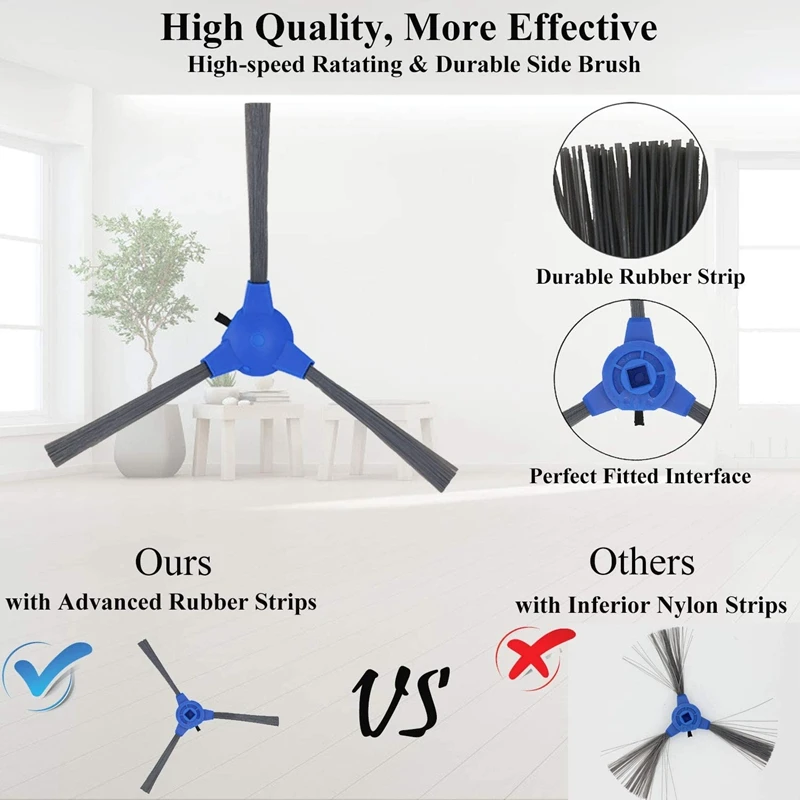 

Replacement Filters Brushes Parts for Eufy RoboVac 11S Max, Accessories Kit for RoboVac 15C Max Vacuum Cleaner