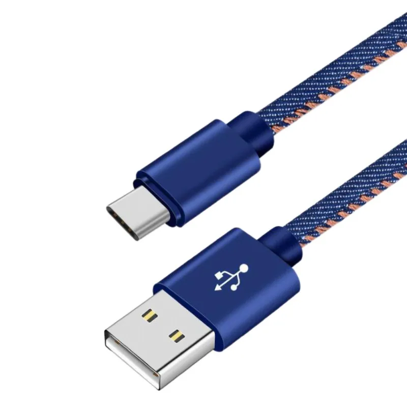 Популярный USB кабель в оплетке для синхронизации и быстрой зарядки смартфонов
