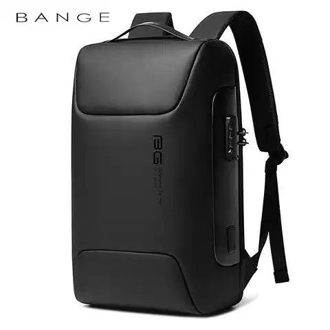 Рюкзак BANGE С защитой от кражи для ноутбука 15,6 дюйма, многофункциональный водонепроницаемый деловой ранец на плечо