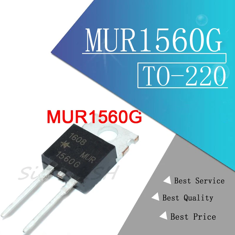 10 шт. MUR1560G TO 220 MUR1560 TO220 MUR1560CT U1560|p p| |