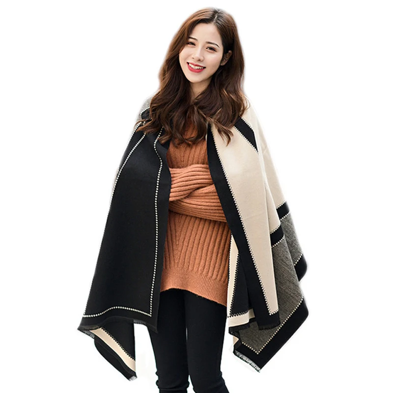 Роскошная брендовая зимняя новая кареточная модель искусственная кашемировая