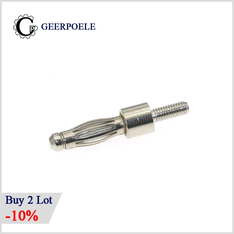 Штепсельная вилка типа фонаря M3 M4 штепсельная банан аудио холодного давления без