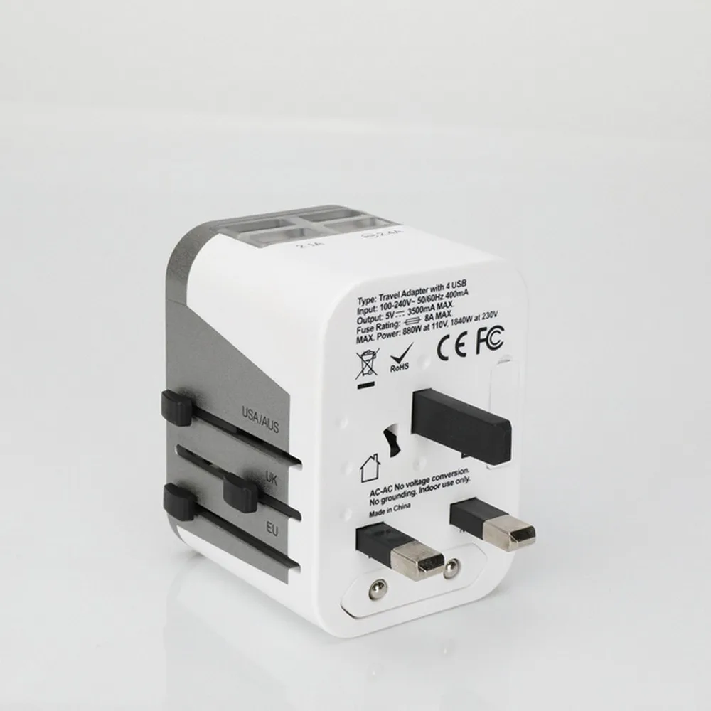 Универсальное автомобильное USB Преобразование гнезда порт вилка аксессуар для