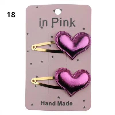 67 цветов 2 шт./компл. милые детские заколки для волос из серии Блестки сплава