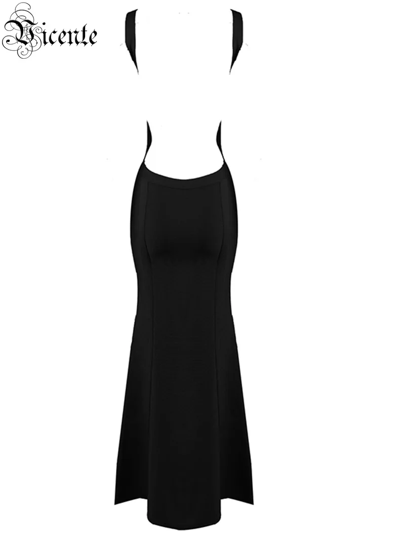 Женское длинное платье без рукавов с открытой спиной VC бесплатная доставка