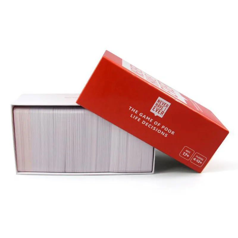 550 карты я никогда не Делюкс коробка Мега набор настольная игра бар для ночного