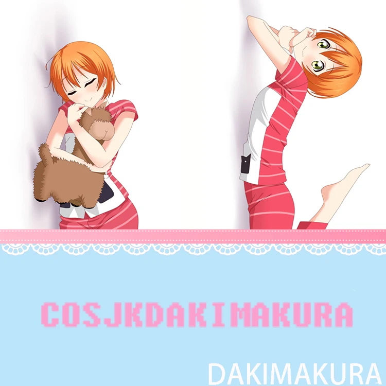 

Anime Dakimakura LoveLive!School idol project Hoshizora Rin HD Print Pillowcase Body Hugging Pillow Cover Case Room Japanese