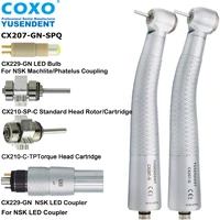 coxo dental led fiber optic high speed handpiece fit nsk led coupler