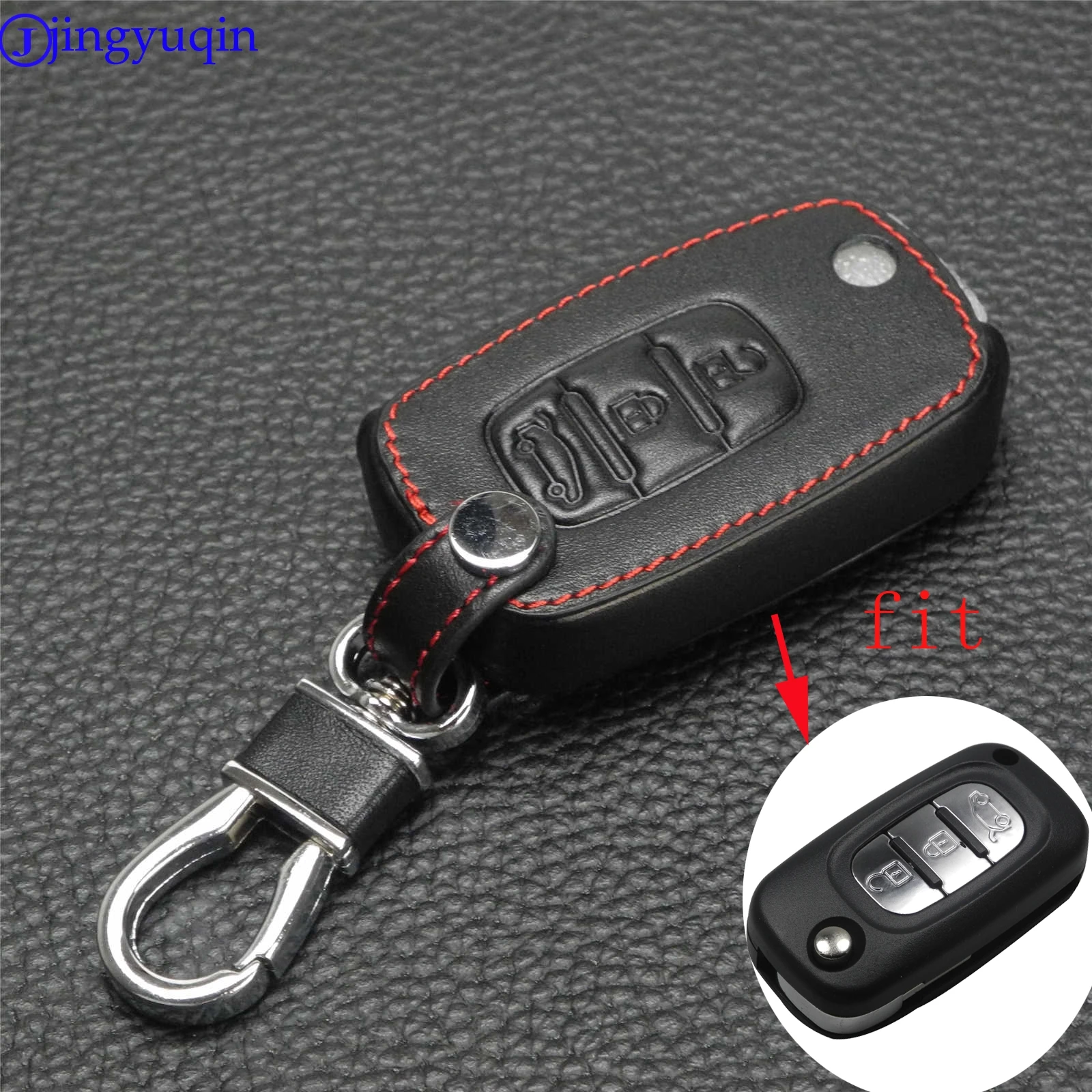 Чехол для ключей jingyuqin кожаный чехол с дистанционным управлением LADA