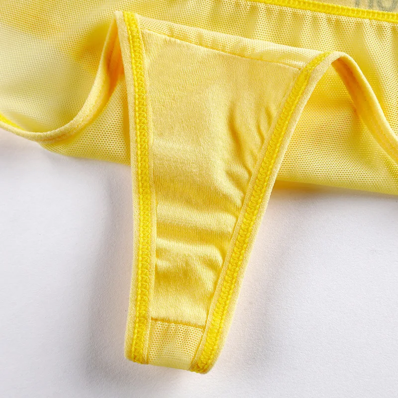 

3pcs/lot Women Panties Sexy Thongs Girls Underwear G-String Pants Briefs Seamless Lingerie Letter Underpants Intimates #F